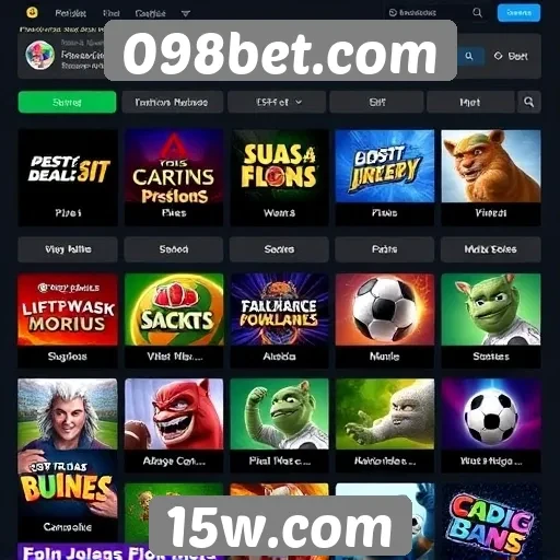 Opcões de jogos disponíveis no 098bet.com
